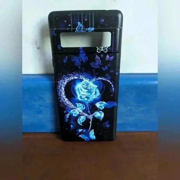 Google Pixel 6 Pro Case-Blue Rose (Nwt) - Picture 1 of 3
